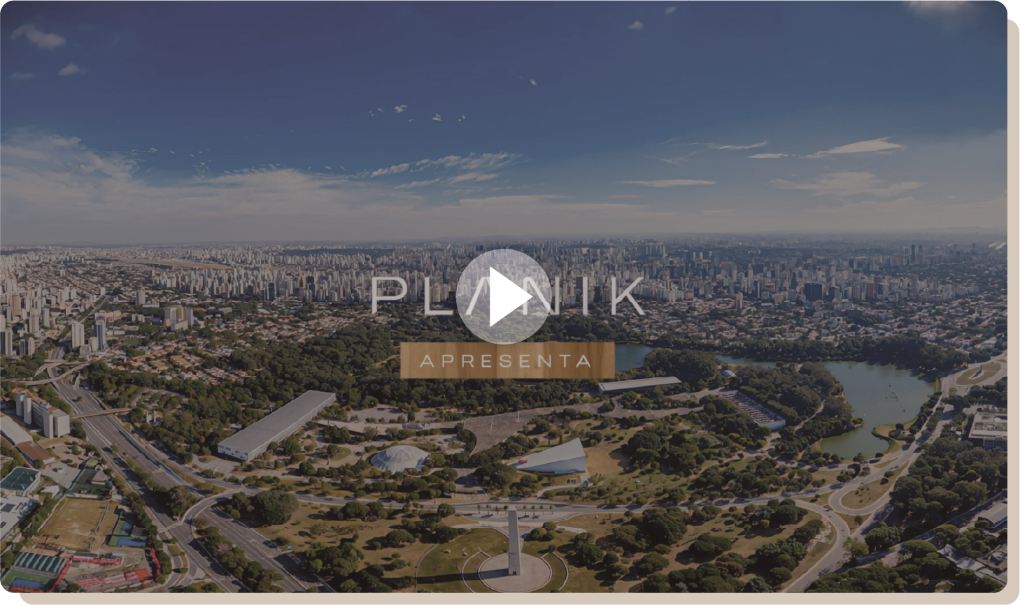 Vista aérea da localização do NIK Vila Mariana